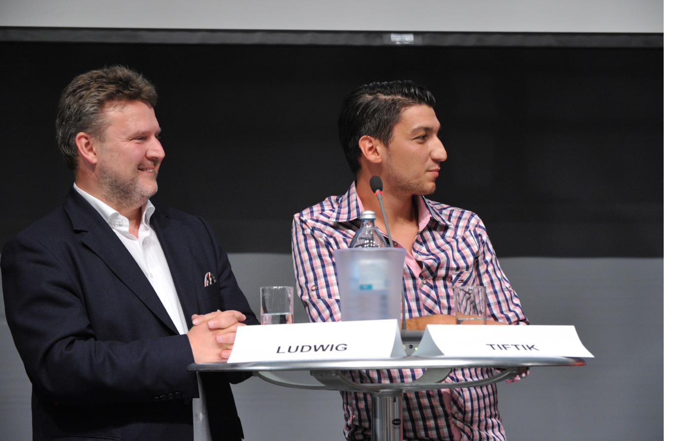Podium mit BM Ludwig